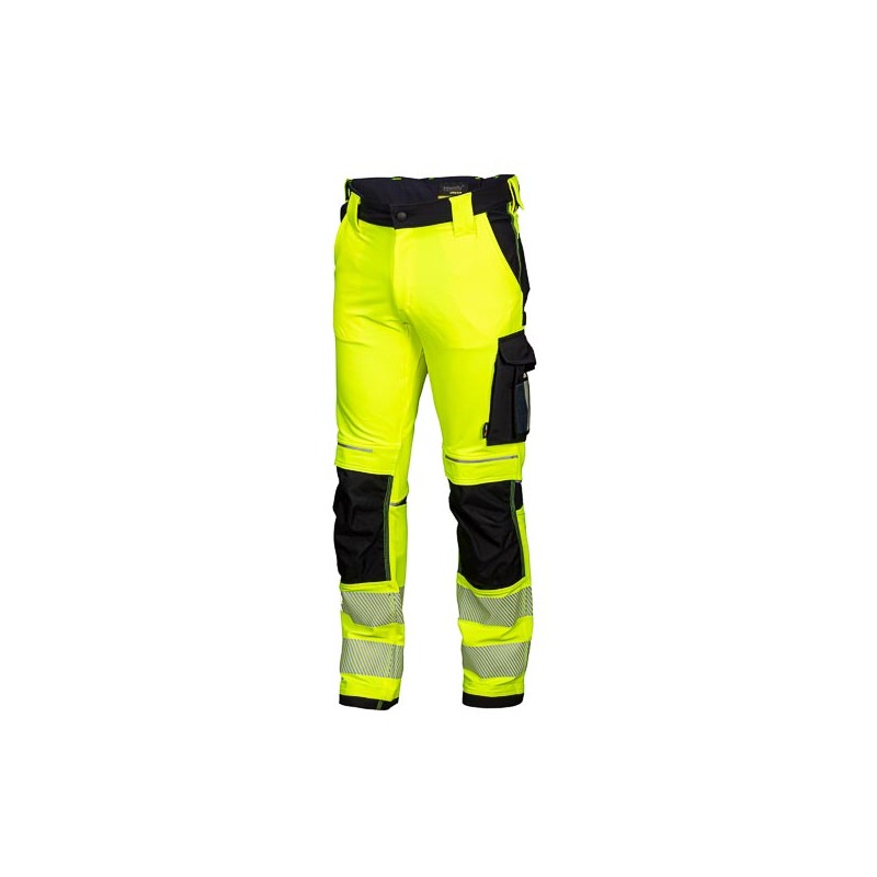 Kelnės HI-VIS GELTONOS STRETCH REWELLY