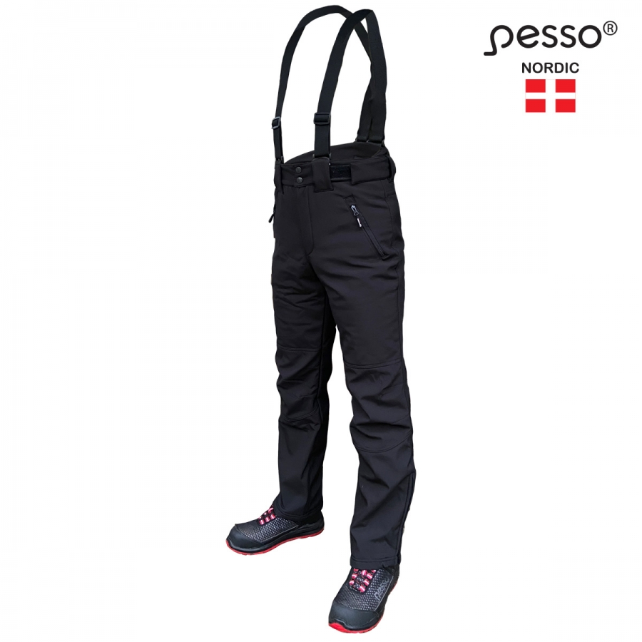 Šiltos neperšlampančios kelnės BARNABI Softshell