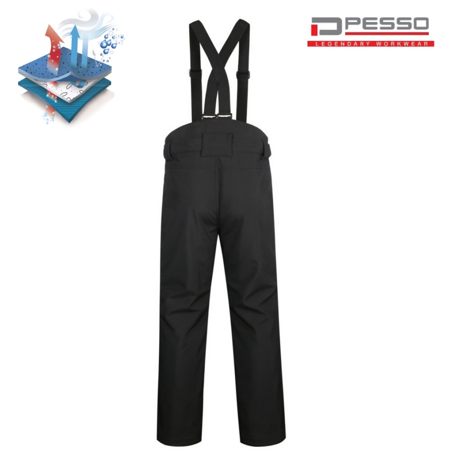 Šiltos neperšlampančios kelnės BARNABI Softshell - Image 4