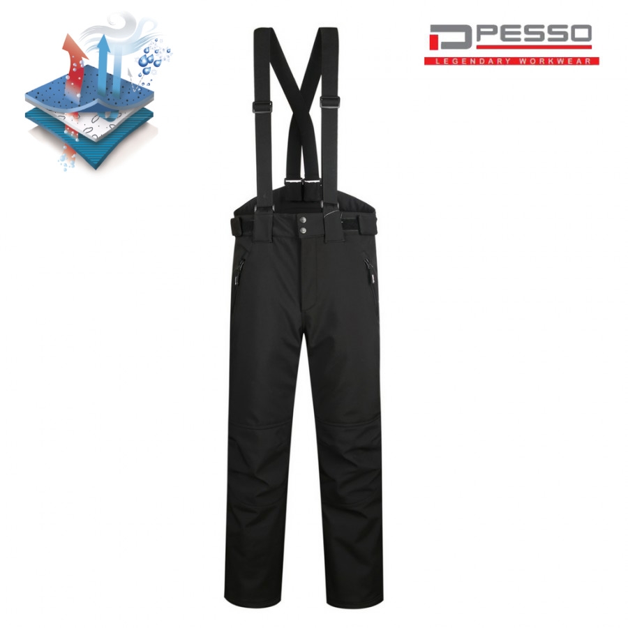 Šiltos neperšlampančios kelnės BARNABI Softshell - Image 5