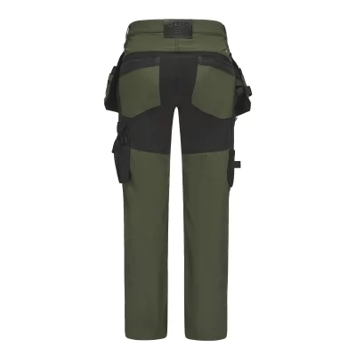 Darbo kelnės Pesso Nexus Flexpro 185, Olive Green - Image 11