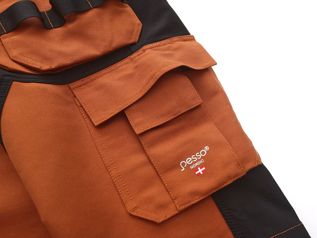 Darbo šortai Pesso TITAN Flexpro 125, Mountain Brown - Image 4