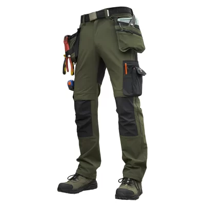 Darbo kelnės Pesso Nexus Flexpro 185, Olive Green - Image 3